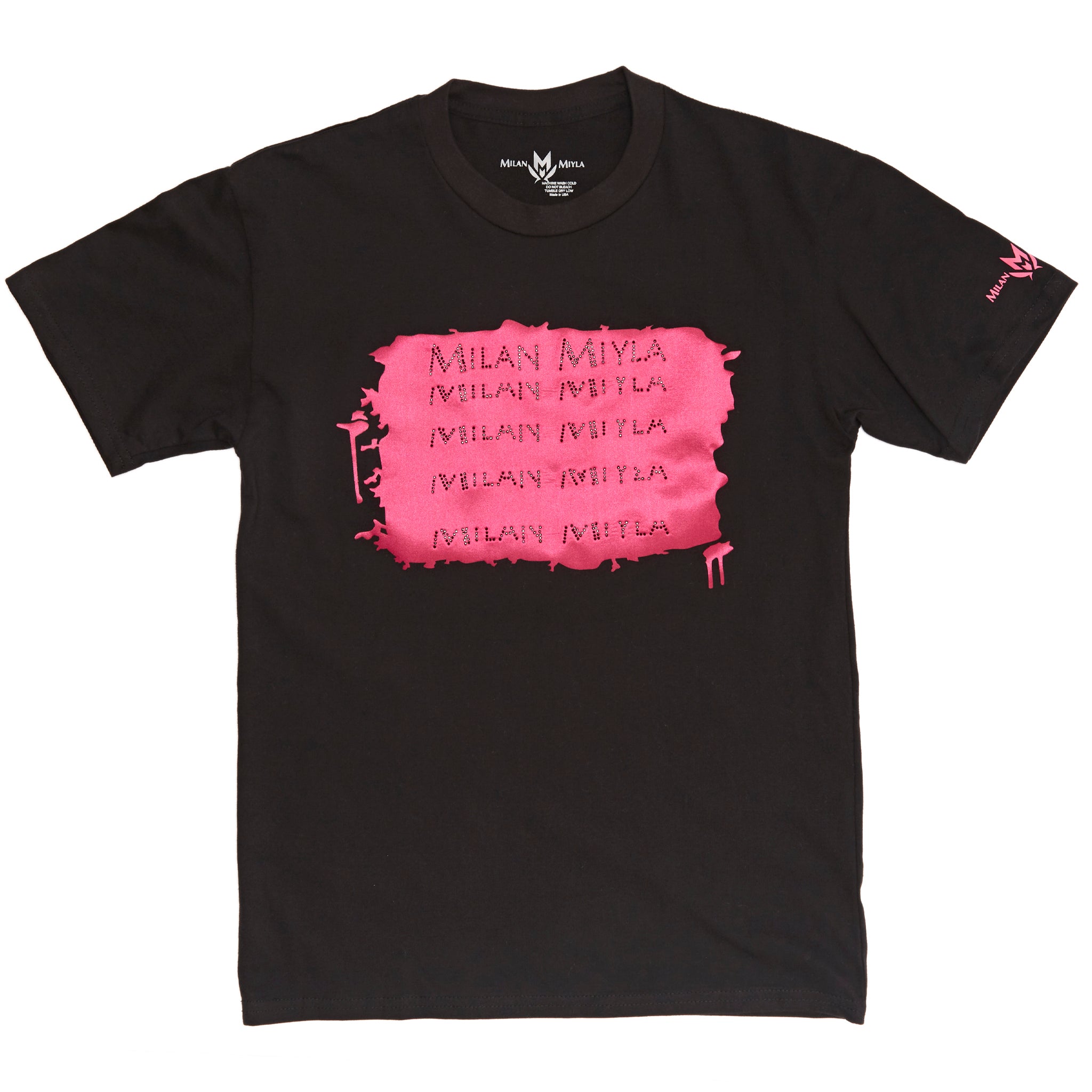 Immunity Photo Tee (Pink）M MSGM - Teen Pink Logo Cropped Top | Childrensalon Outlet